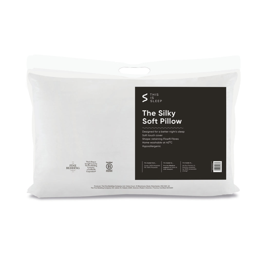 The Silky Soft Pillow Package back