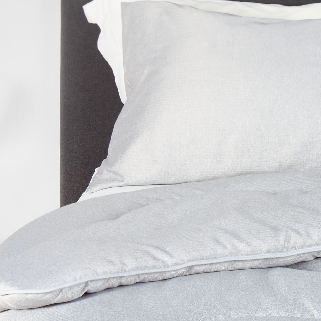 Night Owl Herringbone Collection Pillowcase Pair In Storm Grey