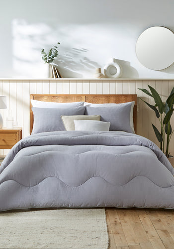 Night Lark® Natural Cotton Waffle Coverless Duvet