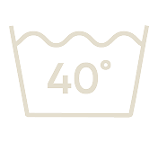 Home washable at 40°