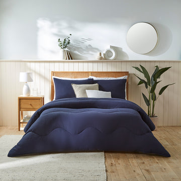 Buy the Night Owl 100% Cotton Waffle Coverless Duvet
