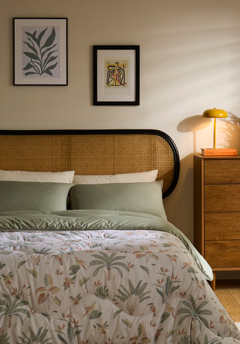 Night Lark® Abstract Palms Coverless Duvet Set