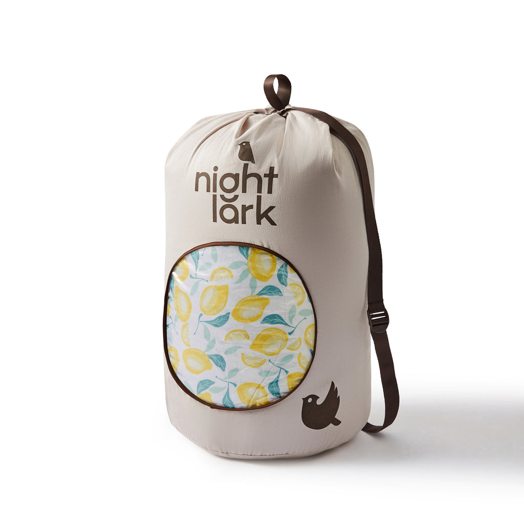 Night Lark Amalfi Lemons Coverless Duvet Duffle Bag