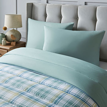 Night Lark® Country Check Coverless Duvet Set