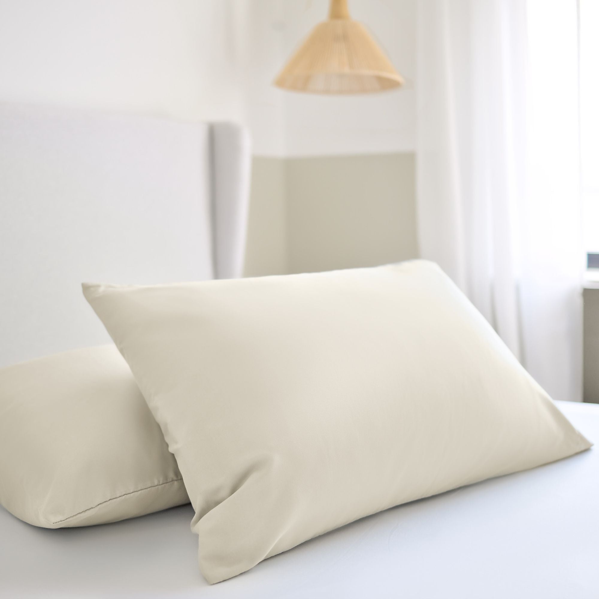 Buy the Night Lark Plain Dye Pillowcase Pair