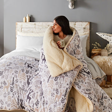 Fleece Blanket Thick Cotton Winter Blanket Buy The Night Lark