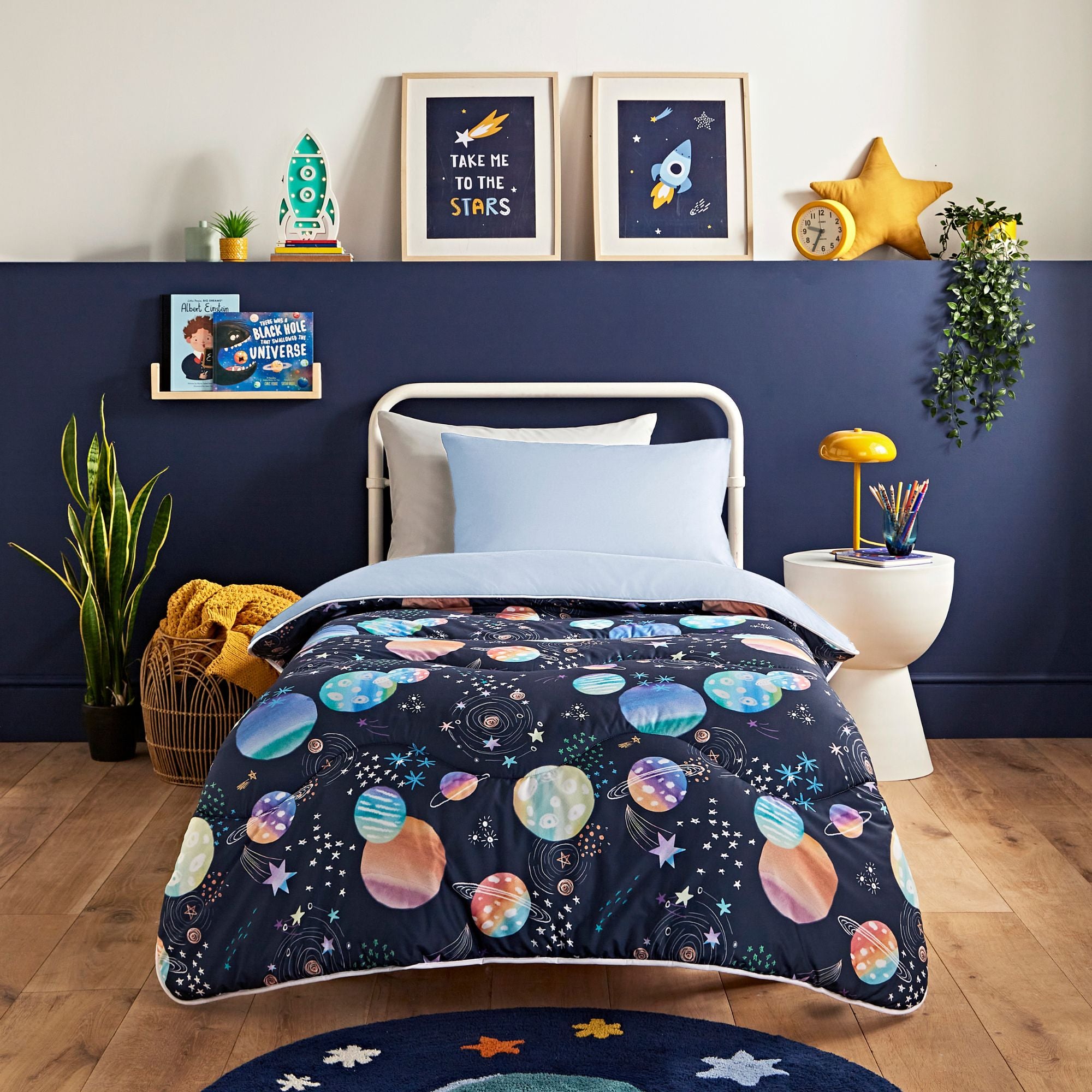 Buy the Night Lark Junior Space Adventure Children's Coverless Duvet & Pillowcase Set