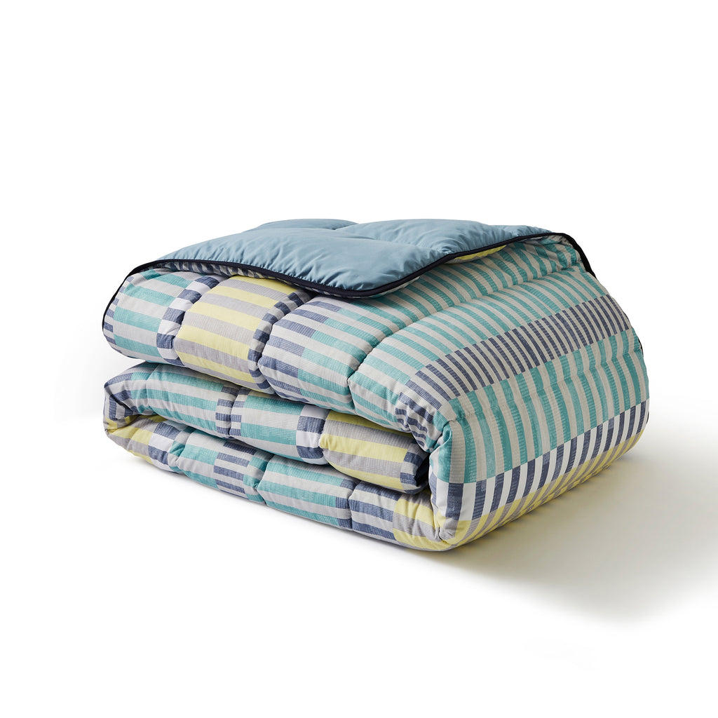 Night Lark Striped Shores Coverless Duvet Details