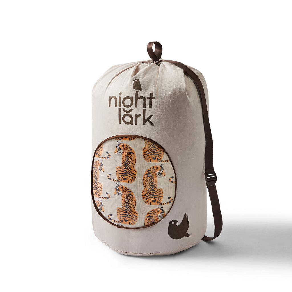 Night Lark Wild Tigers Coverless Duvet Duffle Bag