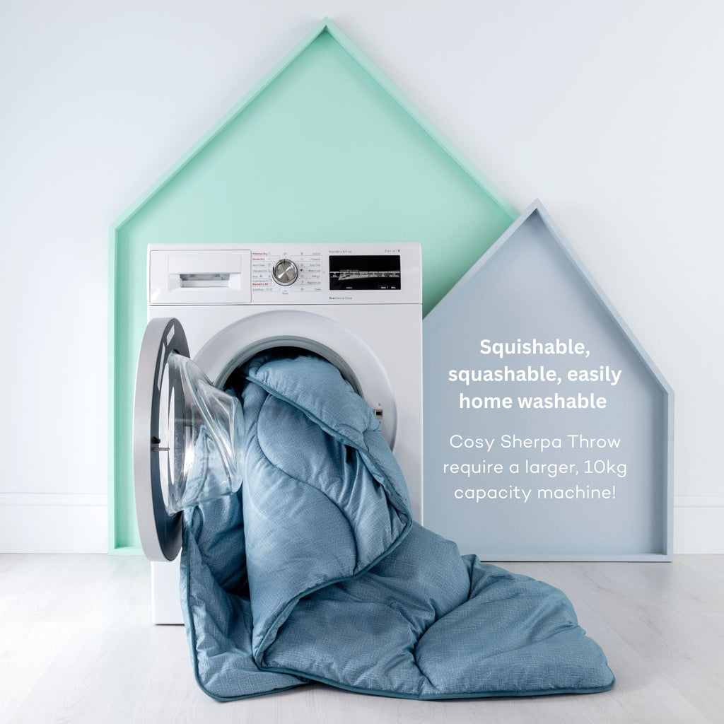 Night Owl  Cosy Sherpa Throw Washing Instructions