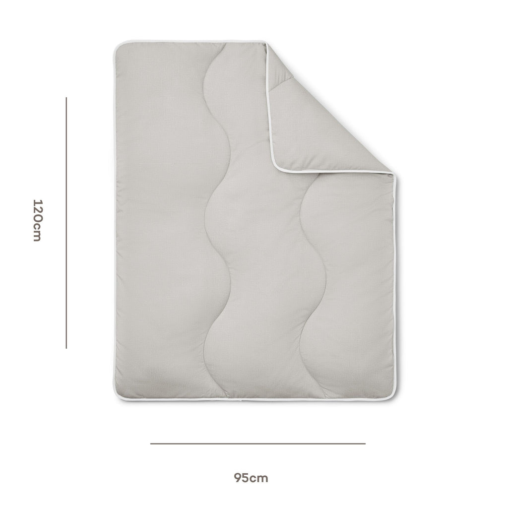 Night Lark Mini-Duvet Lifestyle Cloud Grey size