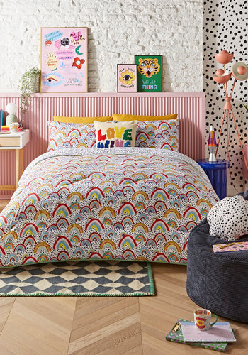 Night Lark® x Eleanor Bowmer Rainbow Coverless Duvet Set
