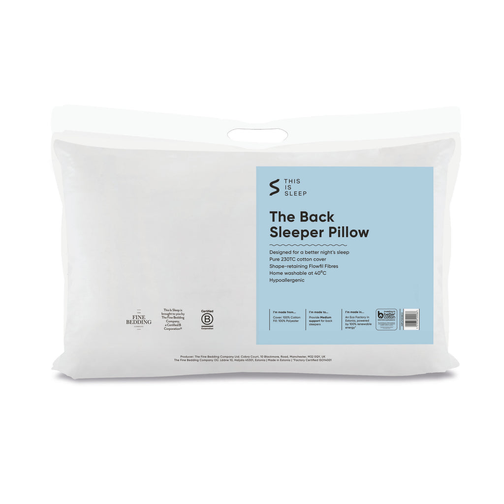 The Back Sleeper Pillow Package back