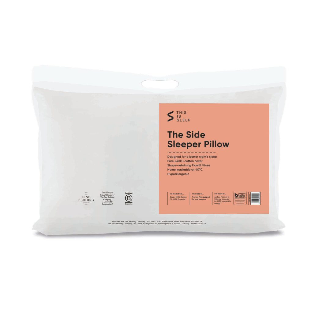 The Side Sleeper Pillow Package back