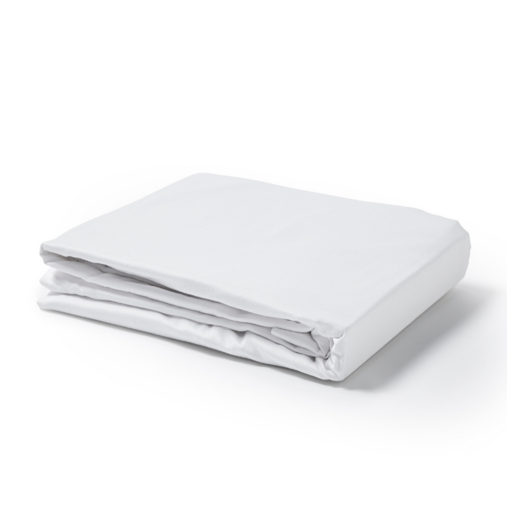 200 Thread Count Classic 100% BCI Cotton Deep Fitted Sheet White