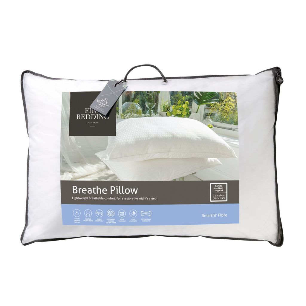 Breathe temperature control pillow packed