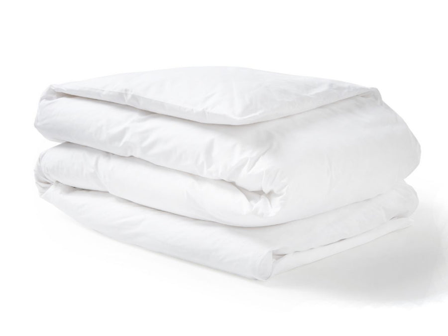 Fine bedding company smooth cotton 400 thread count duvet cover in white