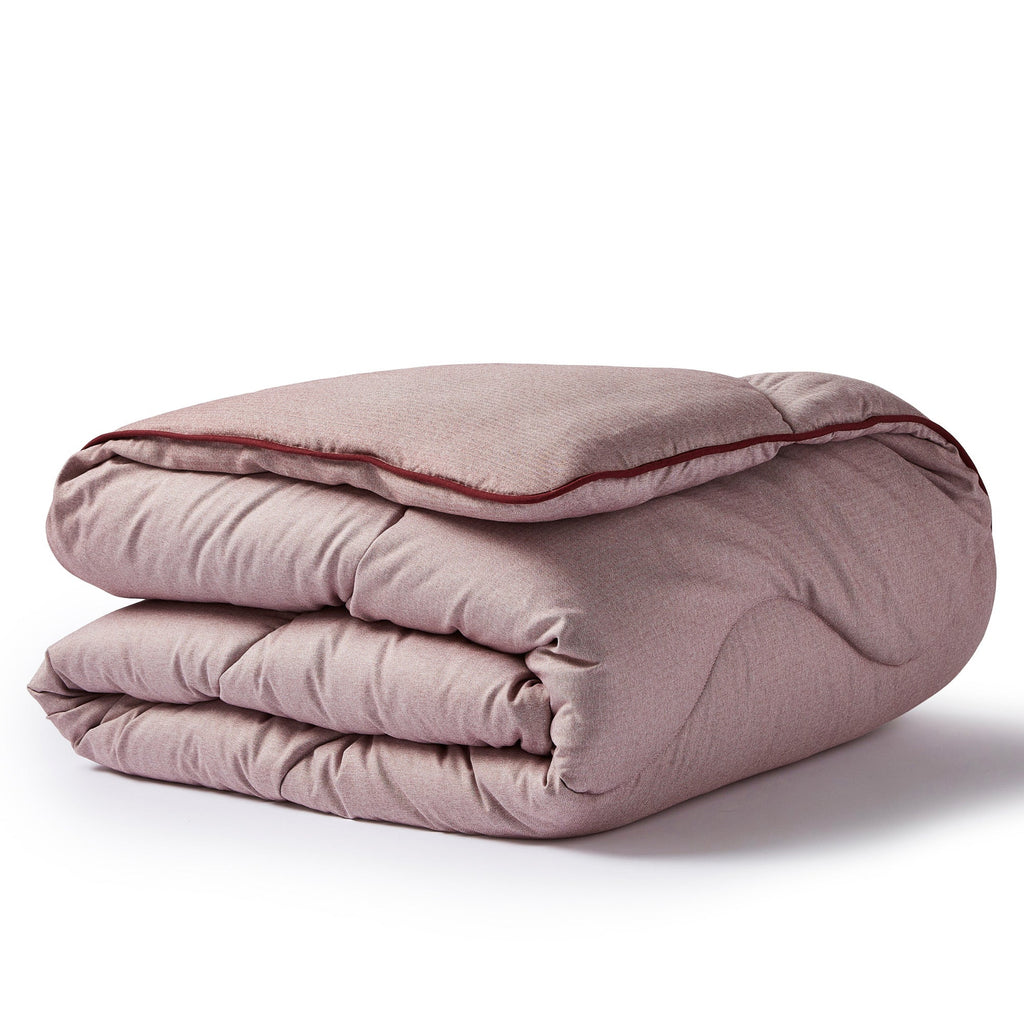 Night Owl Herringbone Collection Coverless Duvet In Mulberry