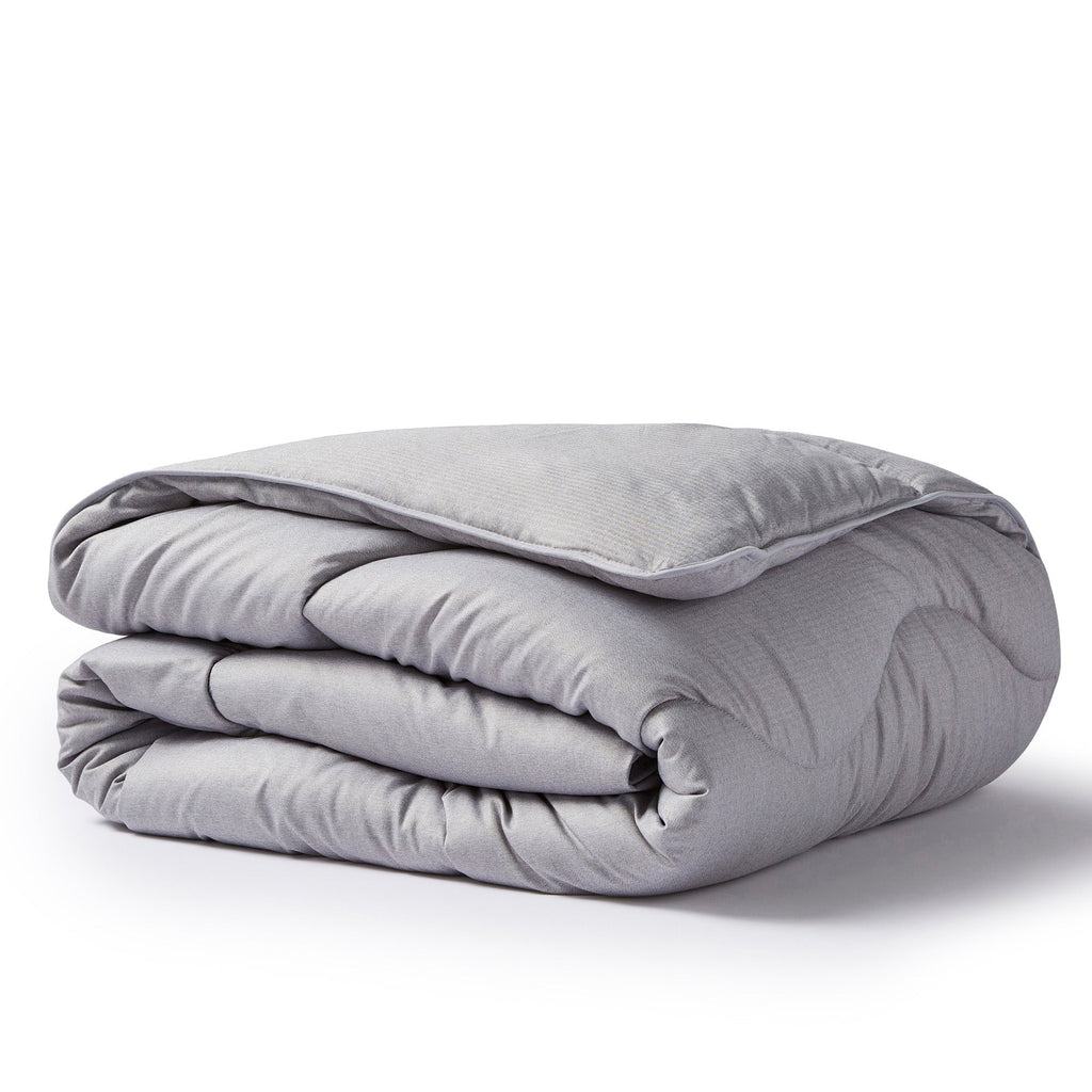 Night Owl Herringbone Collection Coverless Duvet In Storm Grey