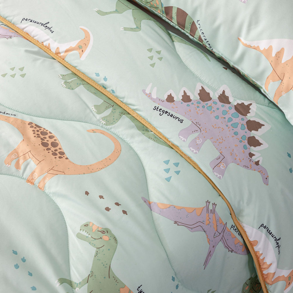 Night Lark / Night Owl  Junior - Dino Safari - Children's Coverless Duvet & Pillowcase Set