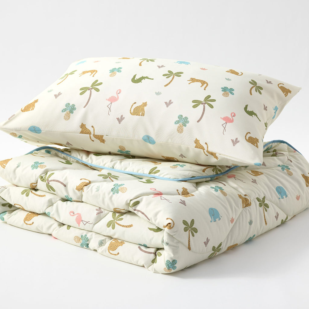 Night Lark  / Night Owl Junior - Jungle Adventure - Children's  Coverless Duvet & Pillowcase Set