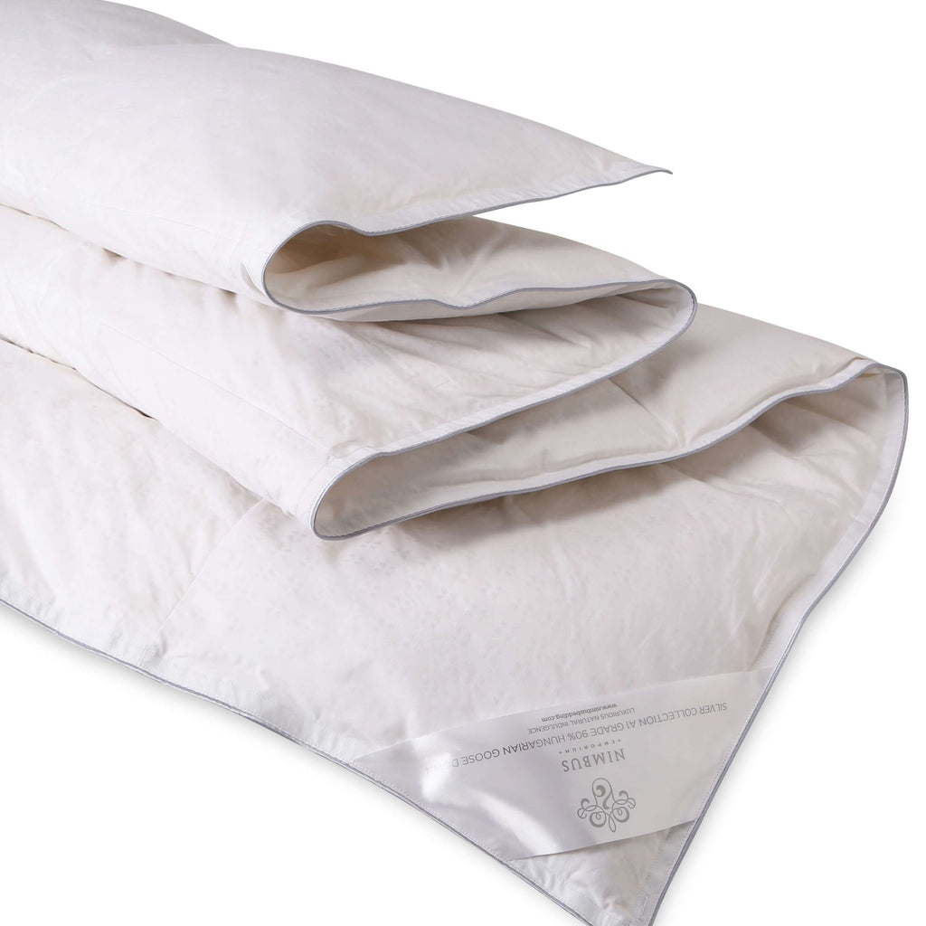 Silver Hungarian Goose Down Duvet Spring/ Autumn 9 Tog