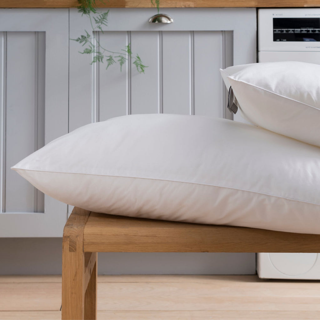 Spundown washable firm pillow